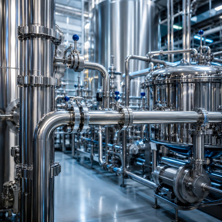 Importance of Hygienic Piping in Food & Beverage Plants